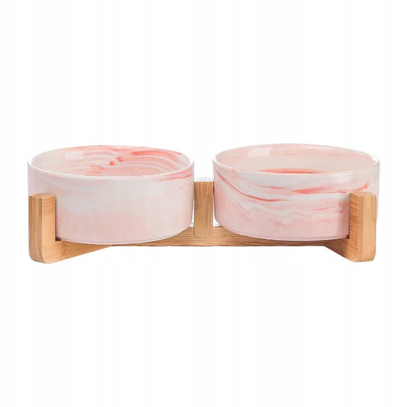 MISKA DLA PSA KOTA PODWÓJNA CERAMICZNA 2 x 400ml MISKA DLA PSA KOTA PODWÓJNA CERAMICZNA 2 x 400ml