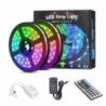 TAŚMA LED 5050 KOLOROWA 10M RGB + PILOT + ZASILACZ
