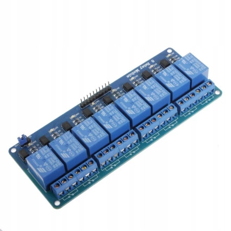 PRZEKAŹNIK 8 KANAŁOWY 5V MODUŁ ARDUINO 10A LOW LO