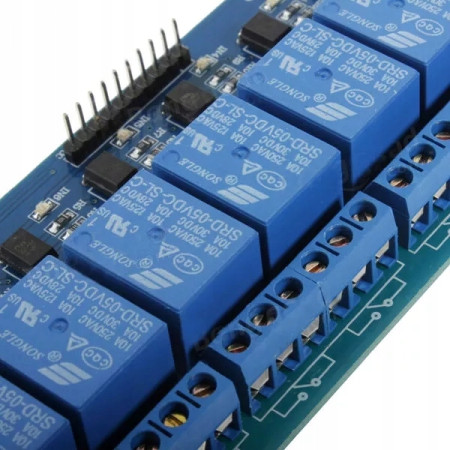 PRZEKAŹNIK 8 KANAŁOWY 5V MODUŁ ARDUINO 10A LOW LO