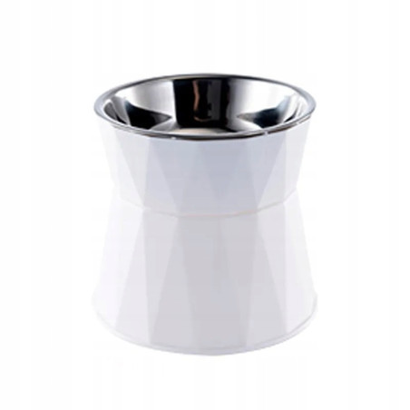 MISKA DLA PSA KOTA METALOWA NA STOJAKU FIOLETOWA GLAMOUR 0,4l 400ml