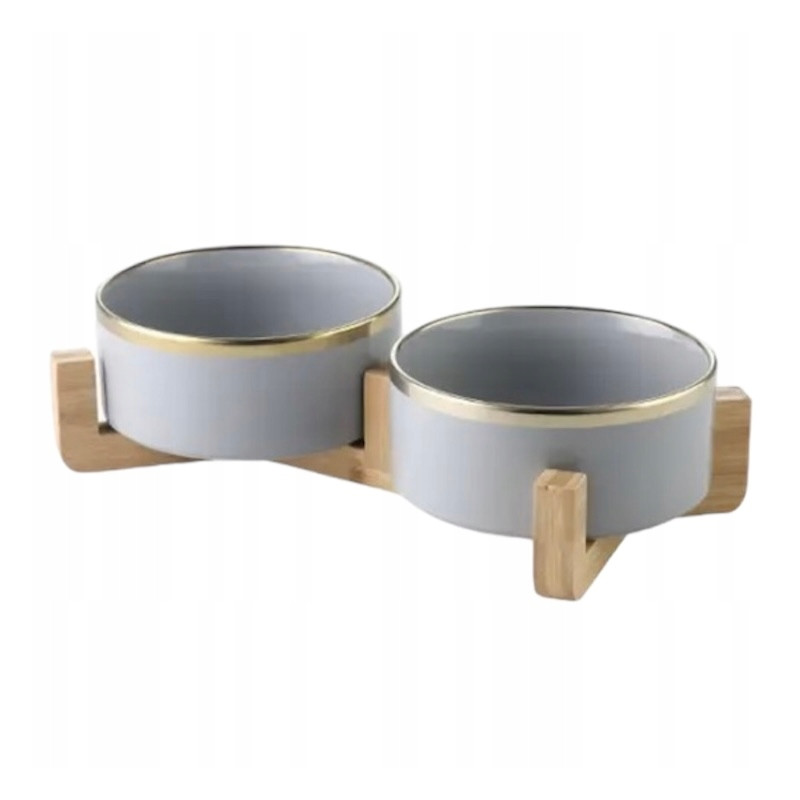 MISKA MISKI DLA PSA KOTA PODWÓJNA CERAMICZNA 2 x 400ml NA STOJAKU GLAMOUR MISKA MISKI DLA PSA KOTA PODWÓJNA CERAMICZNA 2 x 400ml NA STOJAKU GLAMOUR