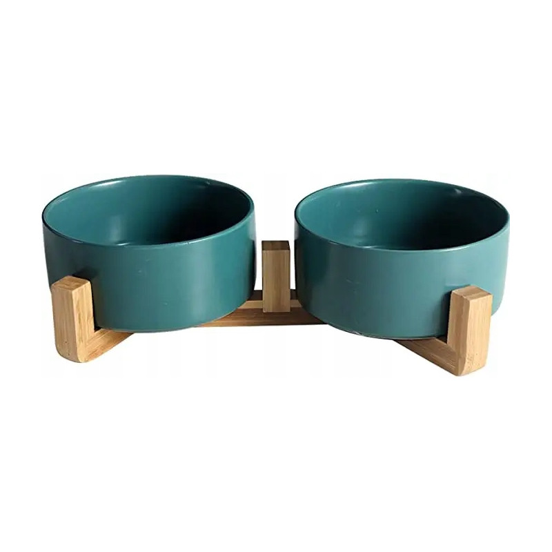 MISKA DLA PSA KOTA PODWÓJNA CERAMICZNA 2 x 400ml MISKA DLA PSA KOTA PODWÓJNA CERAMICZNA 2 x 400ml