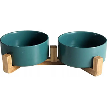 MISKA DLA PSA KOTA PODWÓJNA CERAMICZNA 2 x 400ml