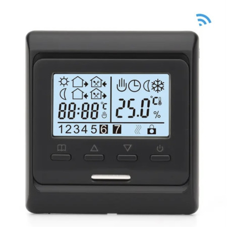 TERMOSTAT POKOJOWY WIFI CYFROWY REGULATOR LCD 16A